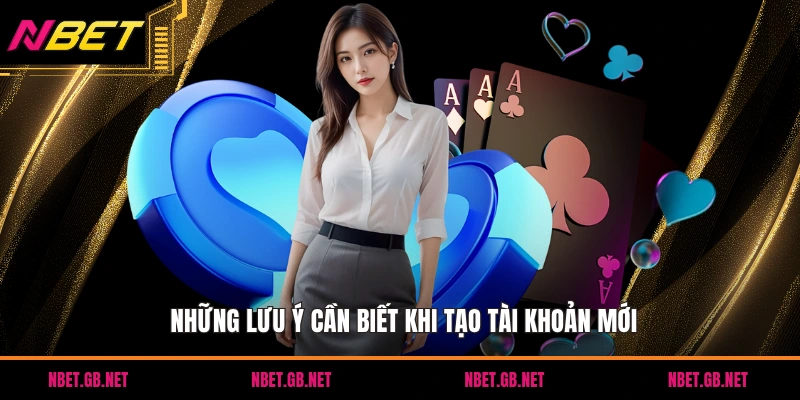Những lưu ý cần biết khi tạo tài khoản mới